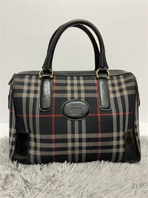 burberry mini boston white handbag|Burberry holdall.